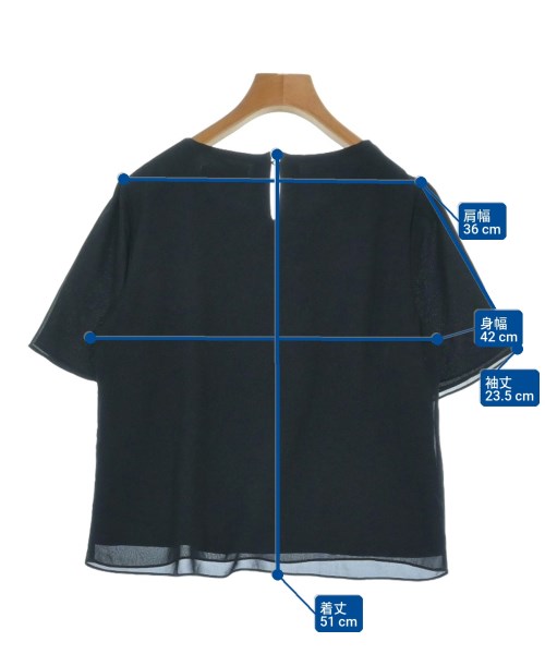 Reflect（リフレクト）ブラウス 紺 サイズ:9(M位) レディース/2200657520069