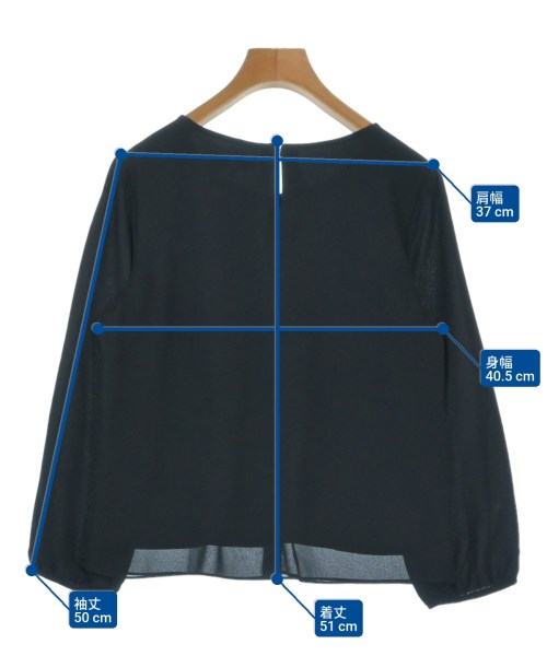 Reflect（リフレクト）ブラウス 紺 サイズ:9(M位) レディース/2200657520076