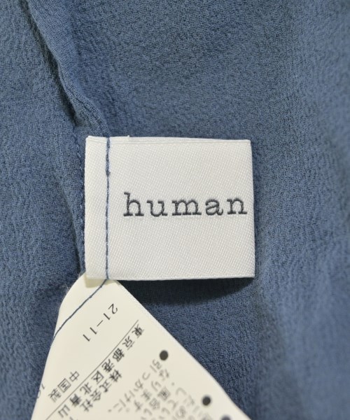 HUMAN WOMAN（ヒューマン　ウーマン）ブラウス 青 サイズ:M レディース/2200712219044