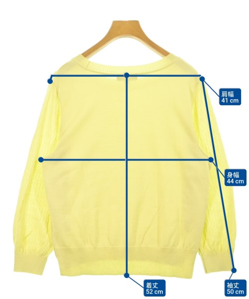 Reflect（リフレクト）ニット・セーター 黄 サイズ:9(M位) レディース/2200636671027