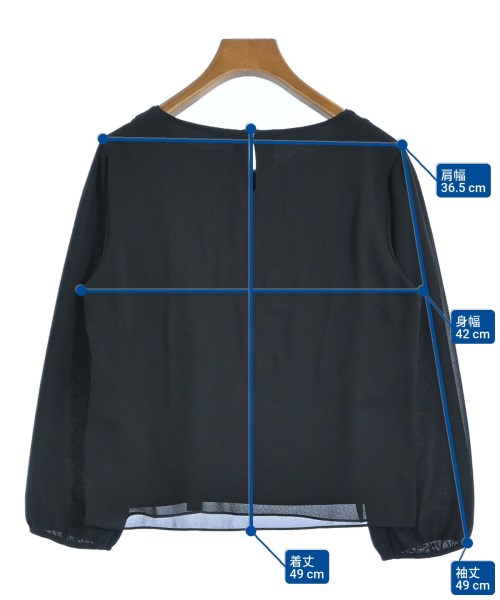 Reflect（リフレクト）ブラウス 紺 サイズ:9(M位) レディース/2200640364106