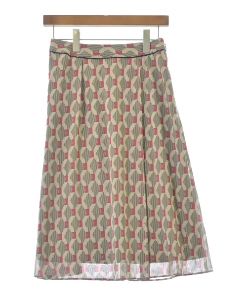 Reflect(リフレクト)ひざ丈スカート ベージュ サイズ:M/2200650009066