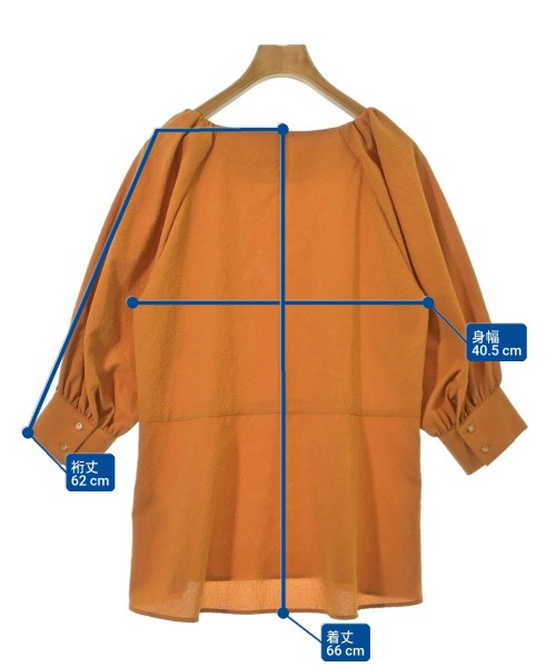 Reflect（リフレクト）ブラウス オレンジ サイズ:9(M位) レディース/2200659303080