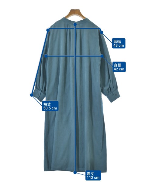 Reflect（リフレクト）シャツワンピース 青 サイズ:9(M位) レディース/2200661028049