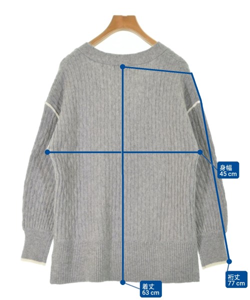 Reflect（リフレクト）カーディガン グレー サイズ:00(XS位) レディース/2200662609209