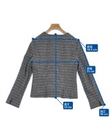 Reflect（リフレクト）ノーカラージャケット 黒 サイズ:9(M位) レディース/2200658711015