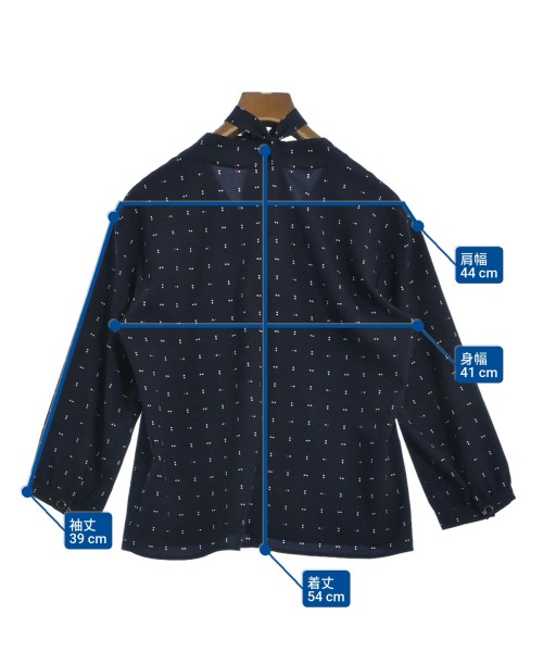 Reflect（リフレクト）ブラウス 紺 サイズ:7(S位) レディース/2200665570032