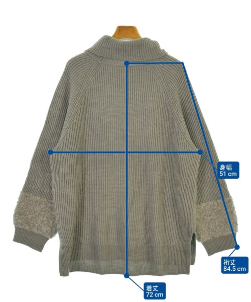 Reflect（リフレクト）ニット・セーター グレー サイズ:9(M位) レディース/2200659815033