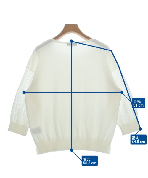 Reflect（リフレクト）ニット・セーター 白 サイズ:13(L位) レディース/2200663952199