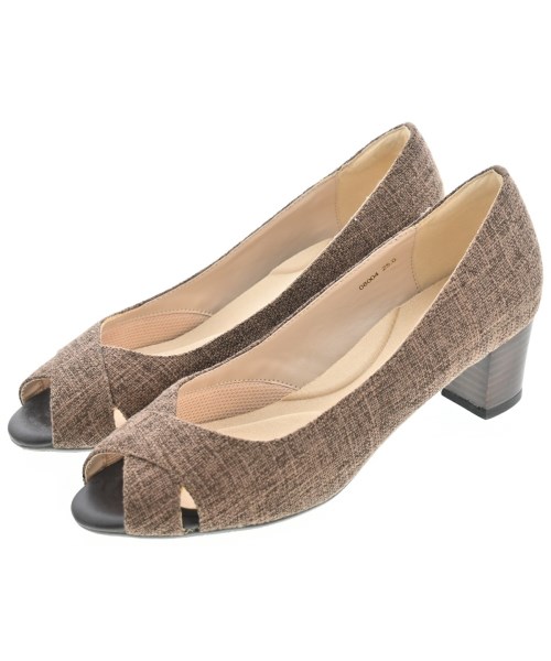 Reflect(リフレクト)パンプス 茶 サイズ:25cm/2200663952212