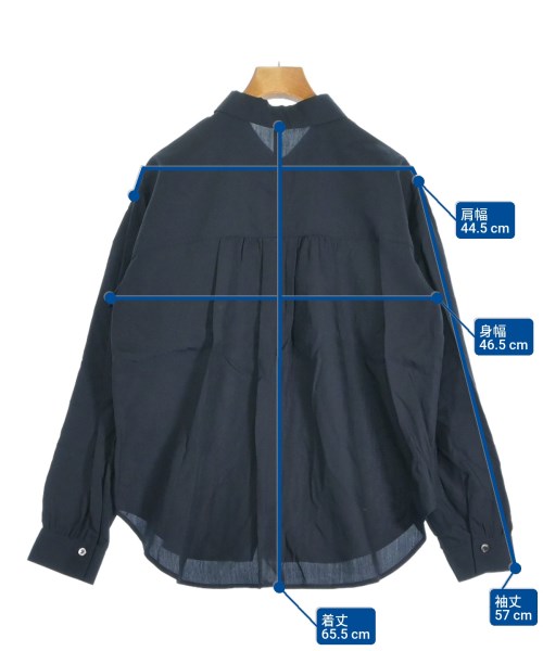 Reflect（リフレクト）カジュアルシャツ 紺 サイズ:9(M位) レディース/2200663668212