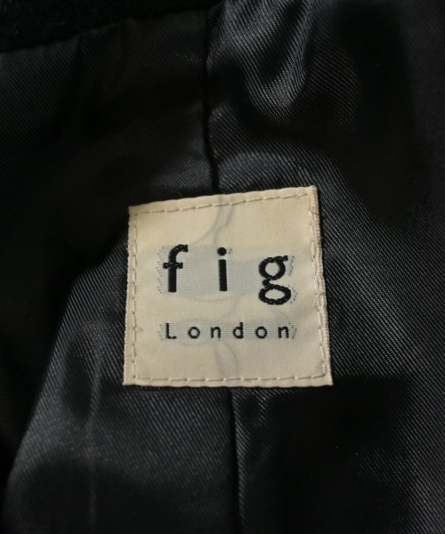 fig London（フィグロンドン）チェスターコート 黒 サイズ:F レディース/2200623649015