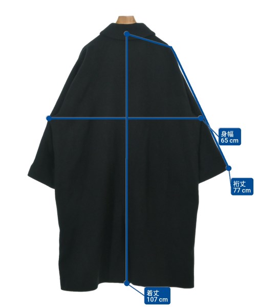 fig London（フィグロンドン）チェスターコート 黒 サイズ:F レディース/2200623649015