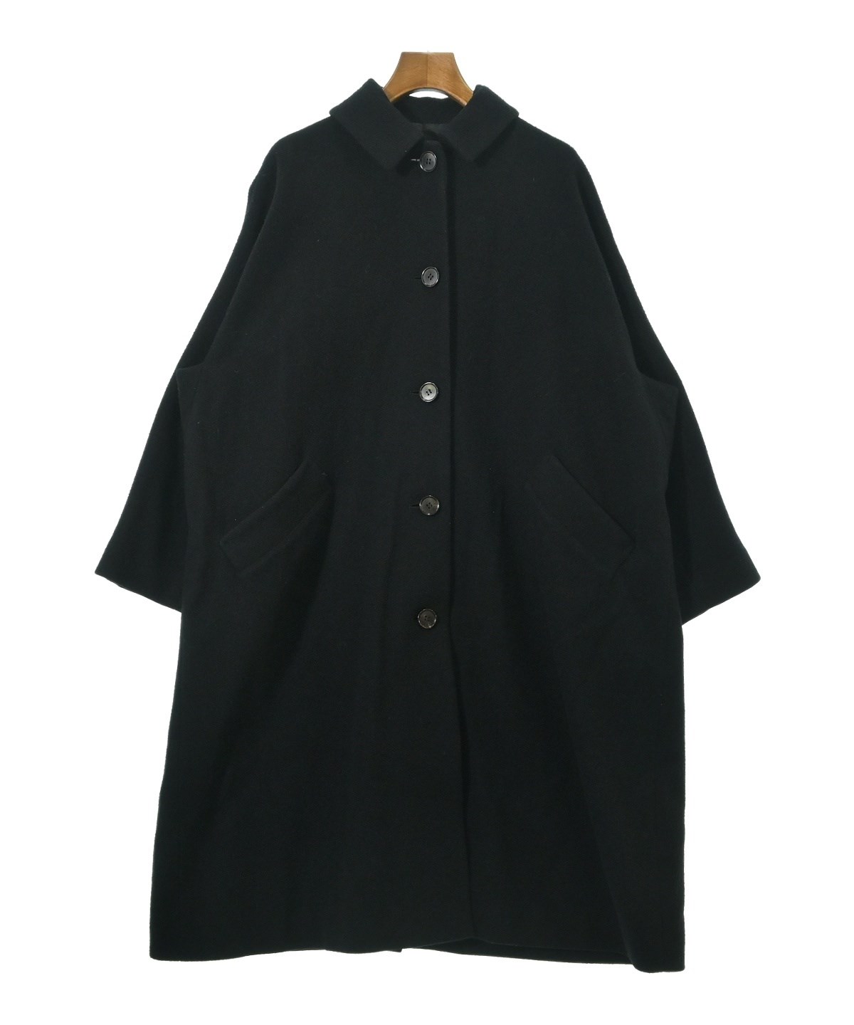 fig London（フィグロンドン）チェスターコート 黒 サイズ:F