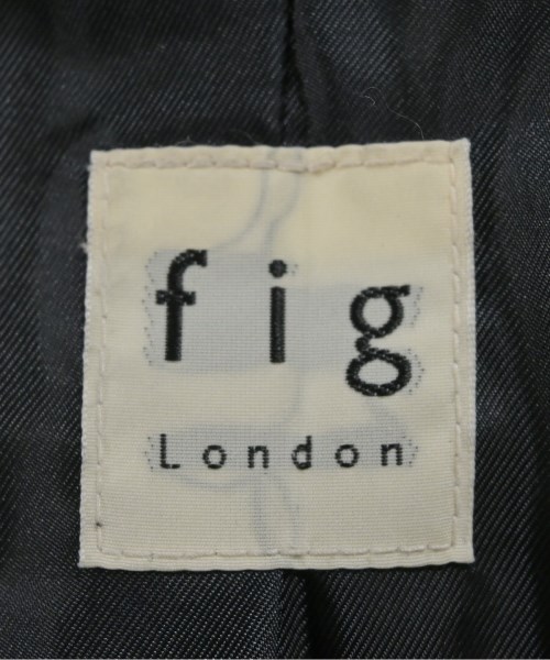 fig London（フィグロンドン）ステンカラーコート 黒 サイズ:F レディース/2200641618017