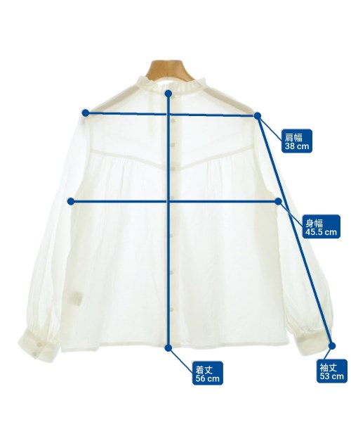 fig London（フィグロンドン）ブラウス 白 サイズ:F レディース/2200692759127
