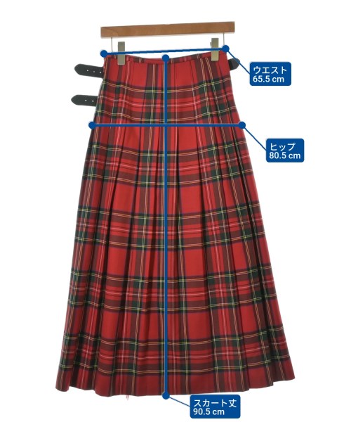 O'NEIL OF DUBLIN（オニールオブダブリン）ロング・マキシ丈スカート 赤 サイズ:36(S位) レディース/2200635136015