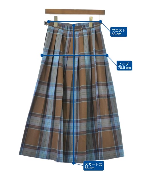 O'NEIL OF DUBLIN（オニールオブダブリン）ロング・マキシ丈スカート グレー サイズ:36(S位) レディース/2200634542084