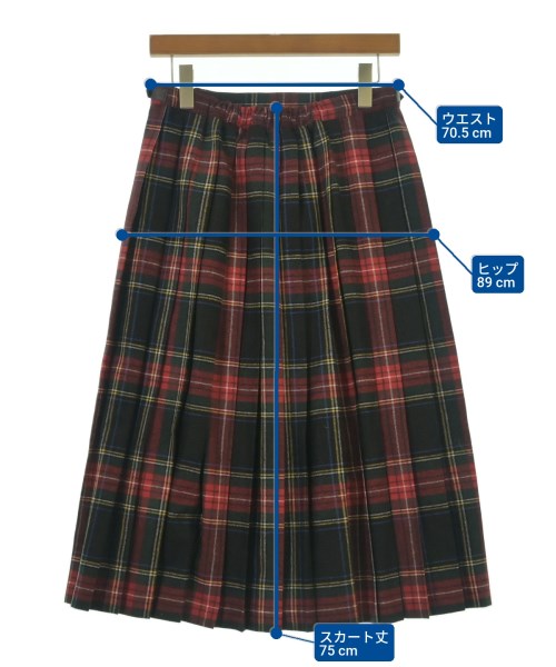 O'NEIL OF DUBLIN（オニールオブダブリン）ロング・マキシ丈スカート 赤 サイズ:44(XL位) レディース/2200621257038