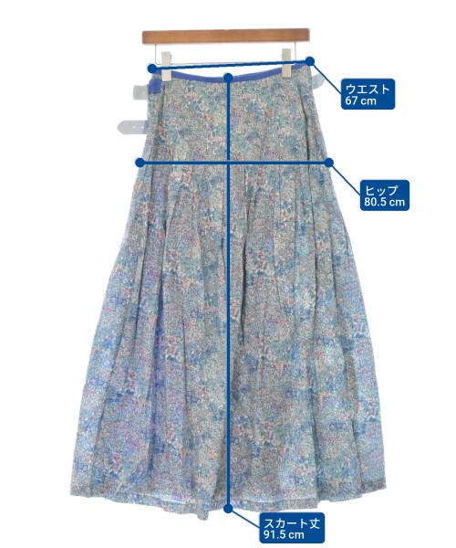 O'NEIL OF DUBLIN（オニールオブダブリン）ロング・マキシ丈スカート 青 サイズ:42(L位) レディース/2200621529197