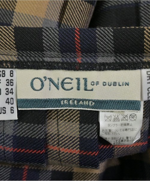 O'NEIL OF DUBLIN（オニールオブダブリン）ひざ丈スカート 茶 サイズ:36(S位) レディース/2200629086043