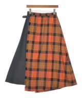 O'NEIL OF DUBLIN（オニールオブダブリン）ひざ丈スカート オレンジ サイズ:40(M位) レディース/2200643213050