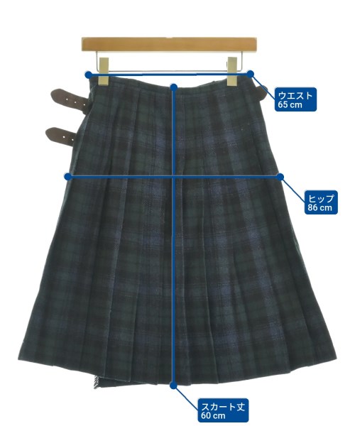 O'NEIL OF DUBLIN（オニールオブダブリン）ひざ丈スカート 緑 サイズ:38(M位) レディース/2200644290173