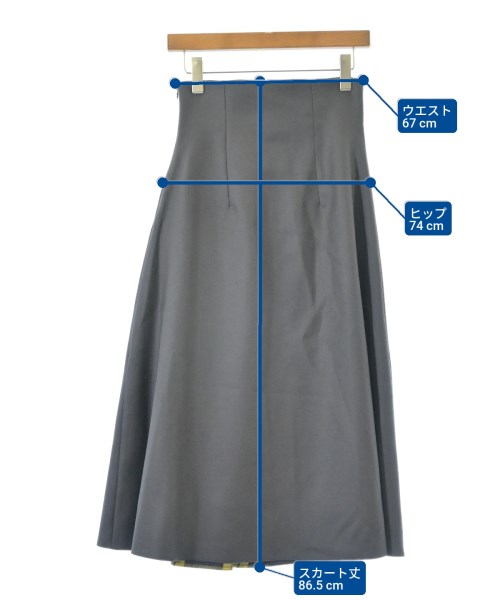 O'NEIL OF DUBLIN（オニールオブダブリン）ロング・マキシ丈スカート グレー サイズ:38(M位) レディース/2200614997262