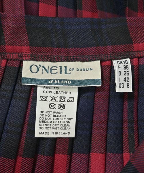 O'NEIL OF DUBLIN（オニールオブダブリン）ひざ丈スカート 紺 サイズ:38(M位) レディース/2200607391039
