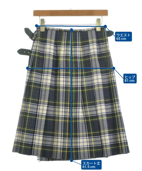 O'NEIL OF DUBLIN（オニールオブダブリン）ひざ丈スカート 緑 サイズ:36(S位) レディース/2200617438199