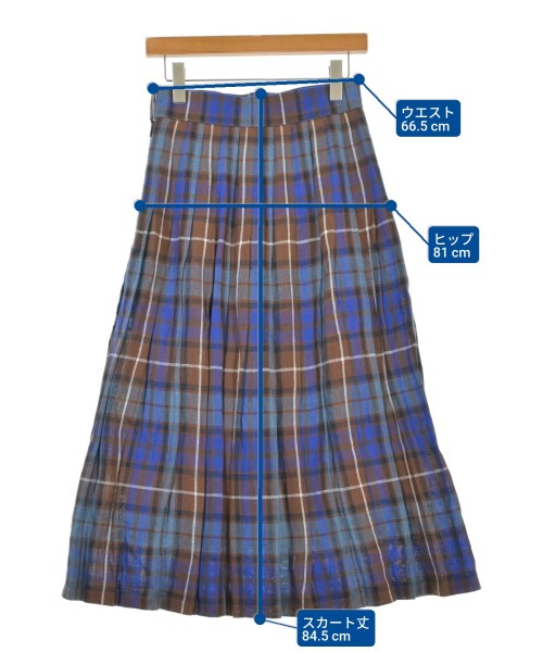 O'NEIL OF DUBLIN（オニールオブダブリン）ロング・マキシ丈スカート 青 サイズ:38(M位) レディース/2200669040036