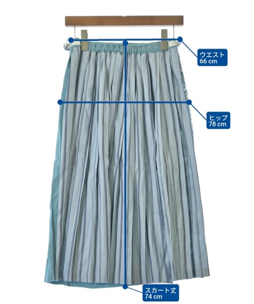 O'NEIL OF DUBLIN（オニールオブダブリン）ロング・マキシ丈スカート 青 サイズ:40(M位) レディース/2200674091276