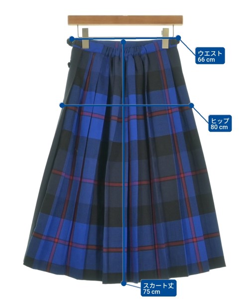 O'NEIL OF DUBLIN（オニールオブダブリン）ロング・マキシ丈スカート 青 サイズ:40(M位) レディース/2200657007089