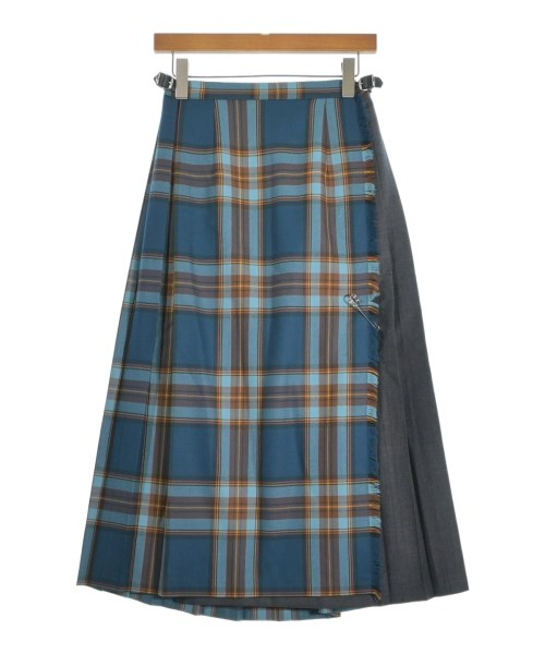 O'NEIL OF DUBLIN(オニールオブダブリン)ロング・マキシ丈スカート 青 サイズ:38(M位)/2200658220029