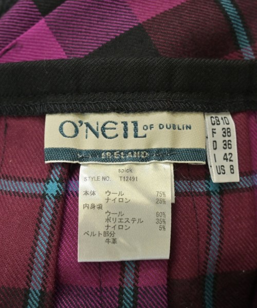 O'NEIL OF DUBLIN（オニールオブダブリン）ロング・マキシ丈スカート 紫 サイズ:38(M位) レディース/2200655446064