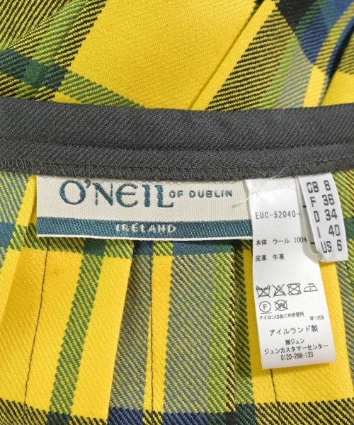 O'NEIL OF DUBLIN（オニールオブダブリン）ロング・マキシ丈スカート 黄 サイズ:36(S位) レディース/2200660344010