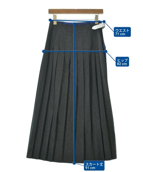 O'NEIL OF DUBLIN（オニールオブダブリン）ロング・マキシ丈スカート グレー サイズ:38(M位) レディース/2200637120029