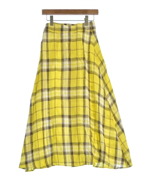 O'NEIL OF DUBLIN（オニールオブダブリン）ロング・マキシ丈スカート 黄 サイズ:36(S位) レディース/2200609181164
