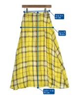 O'NEIL OF DUBLIN（オニールオブダブリン）ロング・マキシ丈スカート 黄 サイズ:36(S位) レディース/2200609181164