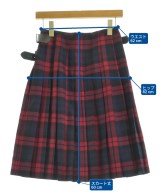 O'NEIL OF DUBLIN（オニールオブダブリン）ひざ丈スカート 赤 サイズ:36(S位) レディース/2200653417011