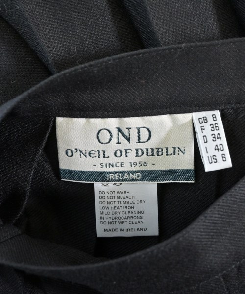 O'NEIL OF DUBLIN（オニールオブダブリン）ひざ丈スカート 黒 サイズ:36(S位) レディース/2200653978017