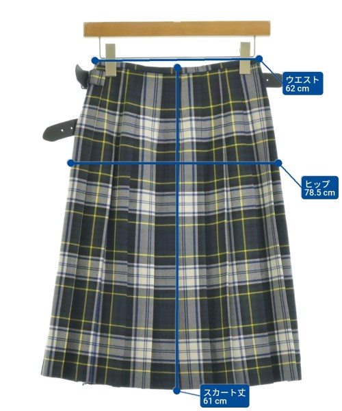 O'NEIL OF DUBLIN（オニールオブダブリン）ひざ丈スカート 緑 サイズ:36(S位) レディース/2200659413024