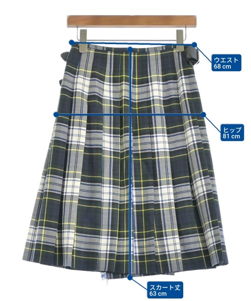 O'NEIL OF DUBLIN（オニールオブダブリン）ひざ丈スカート 緑 サイズ:40(M位) レディース/2200664022020