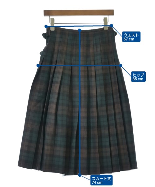 O'NEIL OF DUBLIN（オニールオブダブリン）ロング・マキシ丈スカート 茶 サイズ:36(S位) レディース/2200661010105