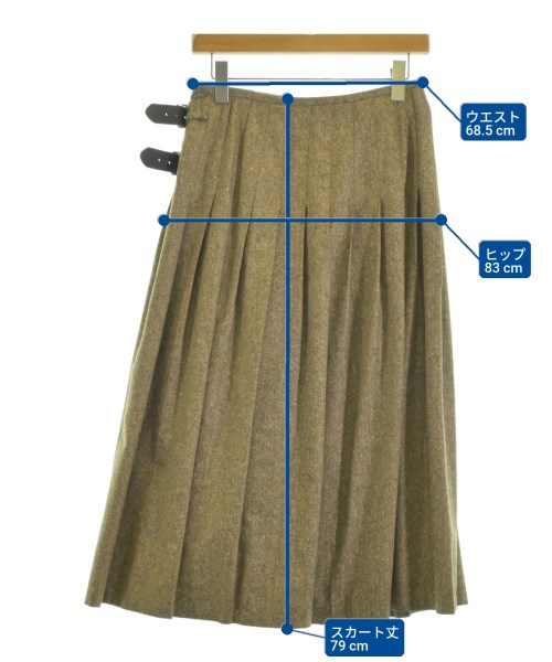 O'NEIL OF DUBLIN（オニールオブダブリン）ロング・マキシ丈スカート 茶 サイズ:XS レディース/2200663408030