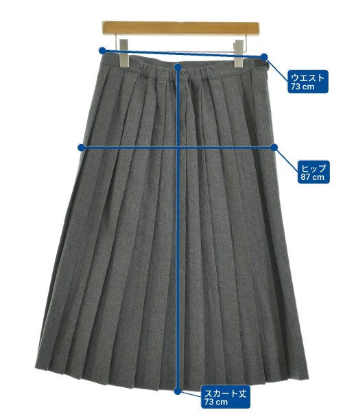 O'NEIL OF DUBLIN（オニールオブダブリン）ロング・マキシ丈スカート グレー サイズ:42(L位) レディース/2200665719011