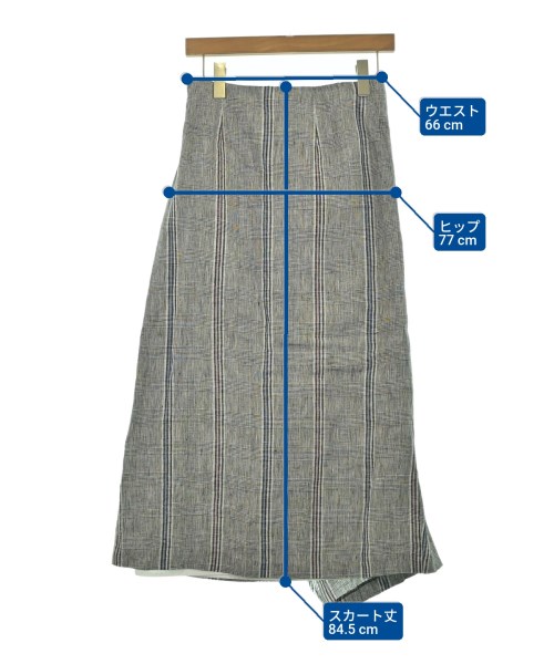 O'NEIL OF DUBLIN（オニールオブダブリン）ロング・マキシ丈スカート グレー サイズ:36(S位) レディース/2200666825025