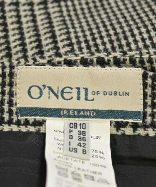 O'NEIL OF DUBLIN（オニールオブダブリン）ひざ丈スカート 黒 サイズ:38(M位) レディース/2200735806054