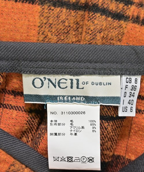O'NEIL OF DUBLIN（オニールオブダブリン）ロング・マキシ丈スカート オレンジ サイズ:40(M位) レディース/2200682296014