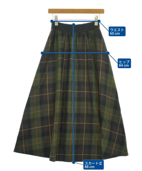 O'NEIL OF DUBLIN（オニールオブダブリン）ロング・マキシ丈スカート カーキ サイズ:36(S位) レディース/2200682150026